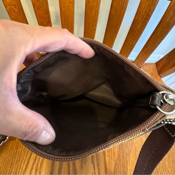 Coach, Signature Coach Crossbody, Brown, 8.5” H X 7.5” W - Picture 8 of 9